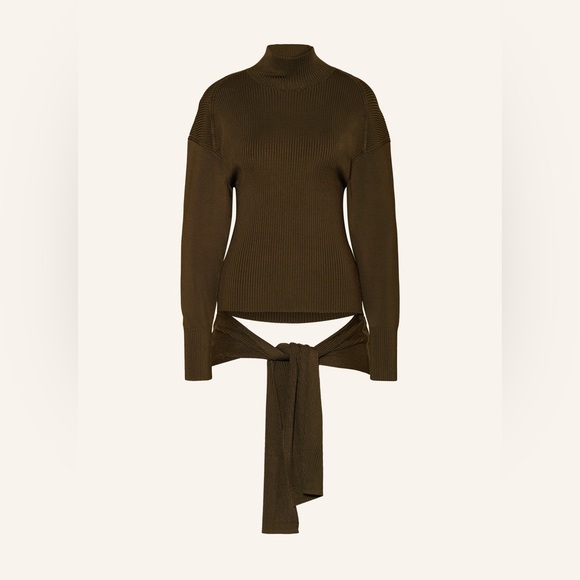 NWT. COS Open-Back Ribbed-Knit Top. NEW - Picture 2 of 9